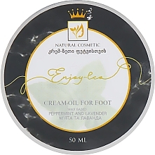 Natural Foot Cream-Oil "Mint & Lavender" - Enjoy & Joy Enjoy Eco Cream-oil For Foot — photo N1