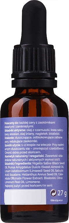 Salicylic Acid & Black Cumin Seed Oil for Problem Skin - Fitomed Oil — photo N4