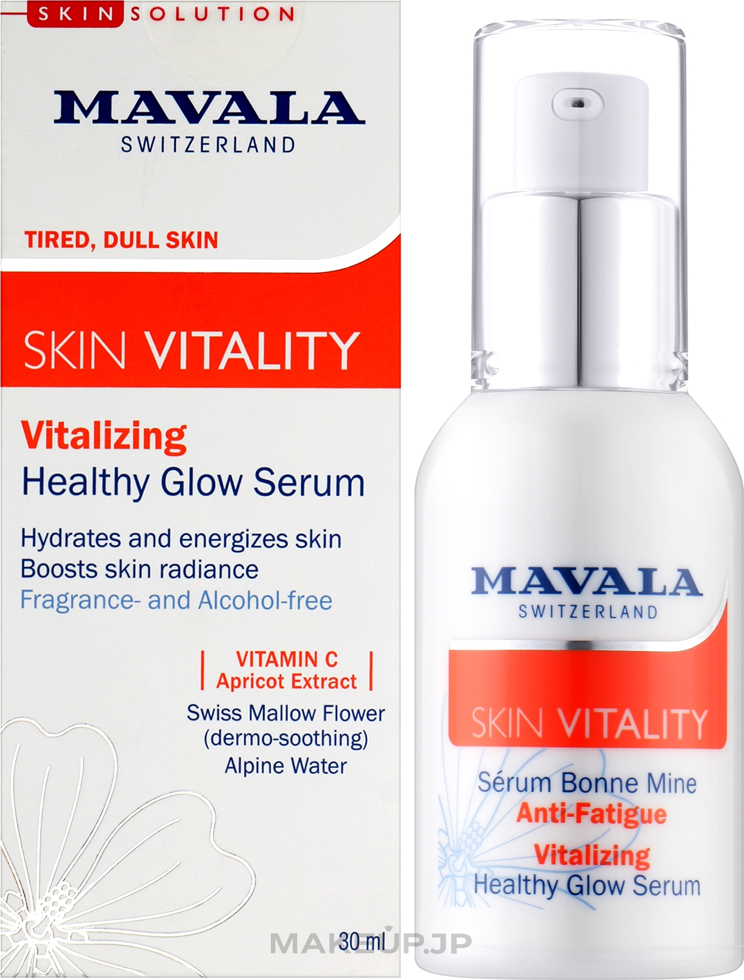 Vitalizing Healthy Glow Serum - Mavala Vitality Vitalizing Healthy Glow Serum — photo 30 ml