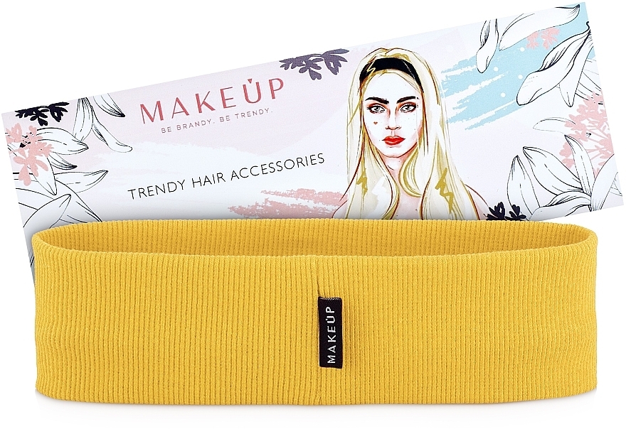 Be Beauty Headband, Yellow - MakeUp — photo N1