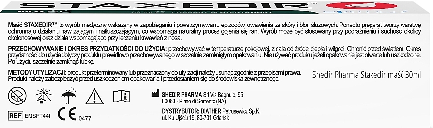 Anti-Bleeding Ointment - Diather Diagnostics & Therapy Staxedir — photo N2