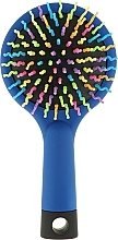 Volumizing Hair Brush "Rainbow Brush", blue - Laskovaya — photo N1