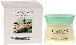 Fragrances, Perfumes, Cosmetics Nourishing Cream for Normal & Oily Skin - Canaan Minerals & Herbs Nourishing Facial Cream Normal to Oily Skin