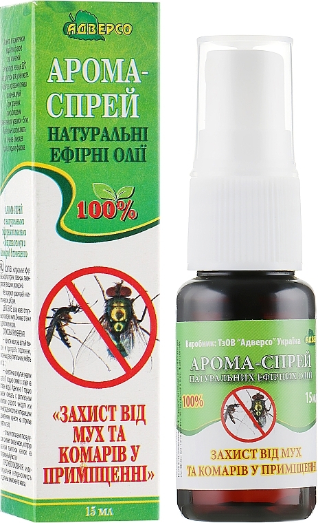 Aroma Spray with Natural Essential Oils 'Protection against Flies & Mosquitoes in Room' - Adverso — photo N4