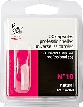Fragrances, Perfumes, Cosmetics Versatile Square Tips #10, 50pcs - Peggy Sage Tips