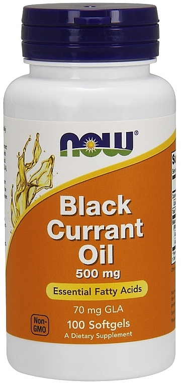 Black Currant Oil, 500mg - Now Foods Black Currant Oil — photo N4