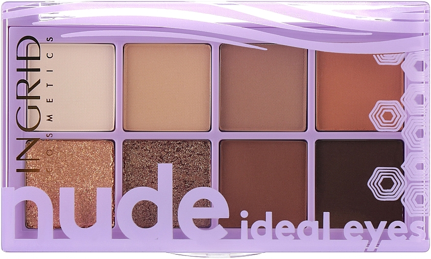 Eyeshadow Palette - Ingrid Cosmetics Nude Ideal Eyes Eyeshadow Palette — photo N2