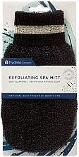 Exfoliating Spa Glove, black - Hydrea London Exfoliating Spa Mitt Black — photo N8