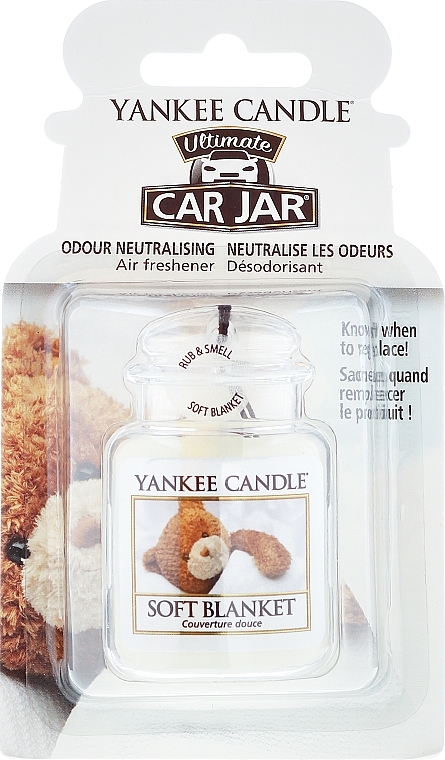 Car Air Freshener - Yankee Candle Car Jar Ultimate Soft Blanket — photo N3