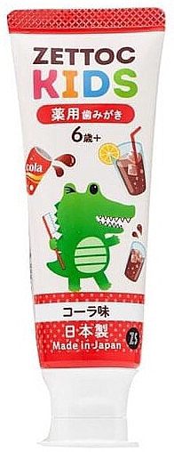 Kids Toothpaste "Cola" - Zettoc Nippon Toothpaste Kids Cola — photo N1