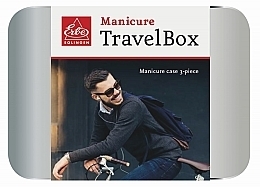 Aluminum Box Manicure Set, 3 pcs - Erbe Solingen Travel Box in Alu-Box — photo N2