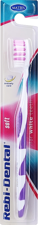 Rebi-Dental M57 Toothbrush, soft, purple - Toothbrush Rebi-Dental M57, soft, purple — photo N1