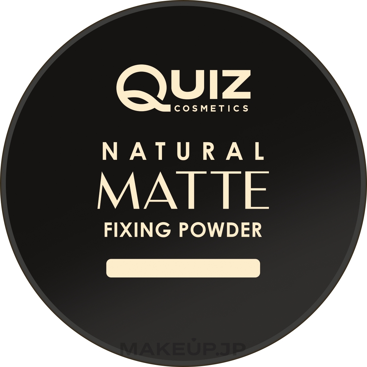 Setting Powder - Quiz Cosmetics Natural Matte Fixing Powder — photo 5 g
