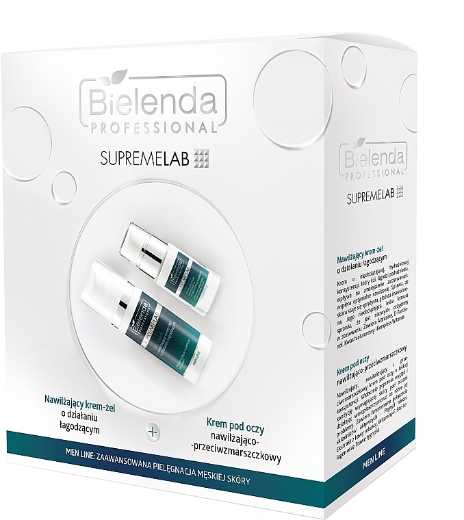 Set - Bielenda Professional SupremeLab For Man (f/cr/50ml + eye/cr/15ml) — photo N1