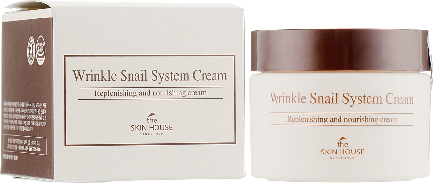 Anti-Aging Snail Face Cream - The Skin House Wrinkle Snail System Cream — photo N1