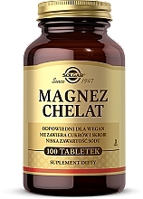 Dietary Supplement for Better Calcium Absorption "Chelated Magnesium" - Solgar Chelated Magnesium — photo N3