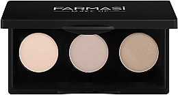 Fragrances, Perfumes, Cosmetics Brow Powder Palette - Farmasi Trio Brow Powder Kit Cool Brows