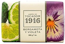 Fragrances, Perfumes, Cosmetics Bergamot & Violet Toilet Soap - Myrurgia 1916 Jabon De Tocador Bergamota & Violeta