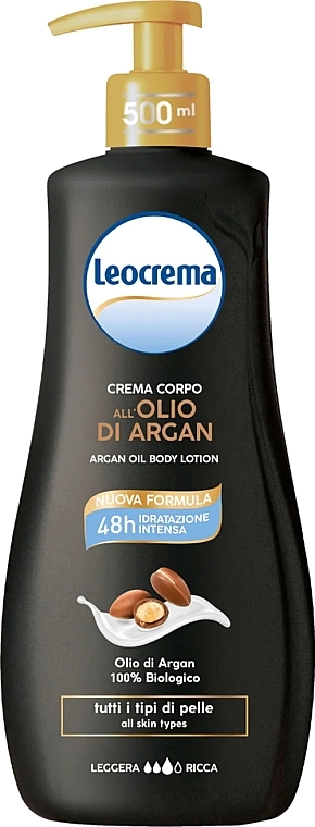 Argan Oil Body Lotion - Leocrema Argan Oil Body Lotion — photo N1