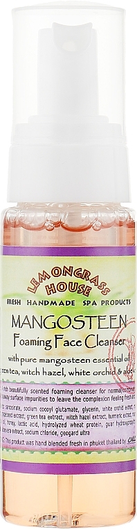 Mangosteen Face Cleansing Foam - Lemongrass House Foaming Face Cleanser — photo N1