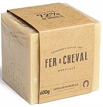 Natural Vegetable Soap, cube - Fer A Cheval Vegetal Marseille Soap Cube — photo N2