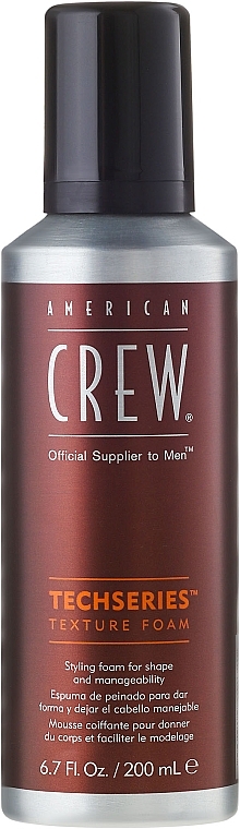 Texturizing Hair Foam - American Crew American Crew Techseries Texture Foam To Men — photo N3