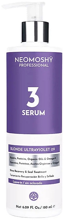 Serum for Blonde Hair - Neomoshy Blonde Ultraviolet 3 Serum — photo N2