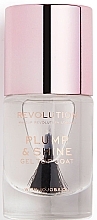 Top Coat - Makeup Revolution Top Coat Gel Plump&Shine — photo N1