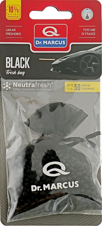 Air Freshener "Black" - Dr.Marcus Fresh Bag Black — photo N1