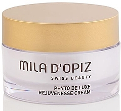 Fragrances, Perfumes, Cosmetics Rejuvenating Face Cream - Mila D'Opiz Phyto de Luxe Rejuvenesse Cream