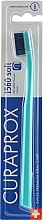 Toothbrush "Soft", CS 1560, turquoise with blue bristles - Curaprox — photo N1