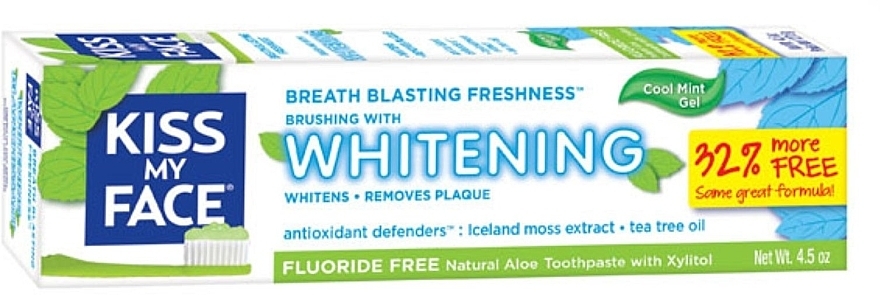 Whitening Toothpaste - Kiss My Face Whitening Toothpaste — photo N1