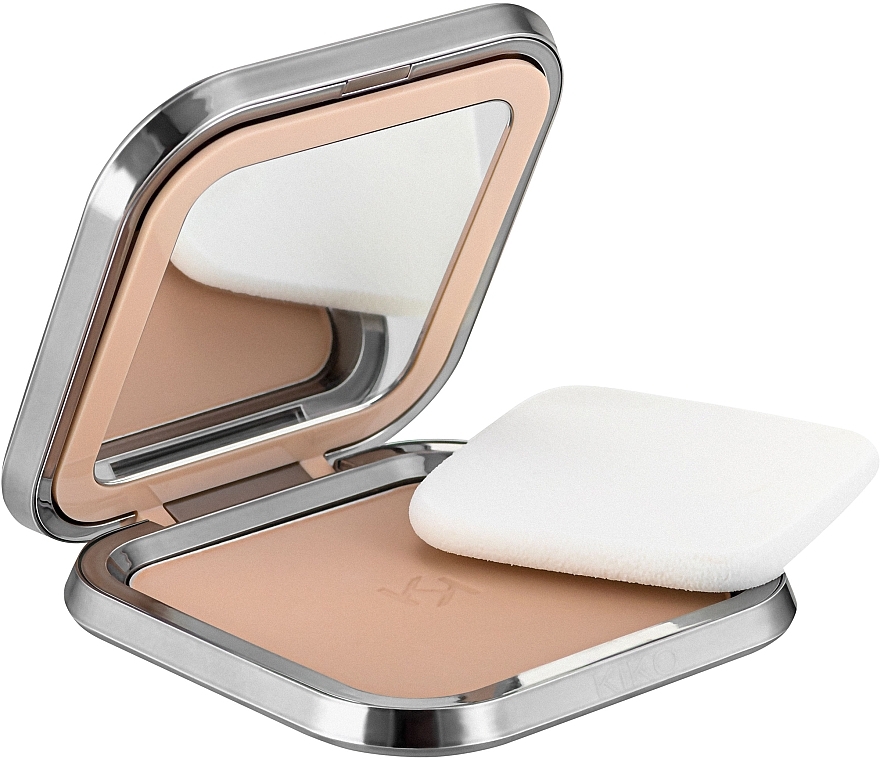 Smoothing Mattifying Pressed Powder - KIKO Milano Weightless Perfection Wet And Dry Powder (CR15-01 Cool Rose) — photo N3