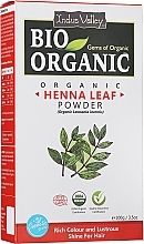 Hair Coloring Henna Leaf Powder - Indus Valley Bio Organic Henna Leaf Powder — photo N1