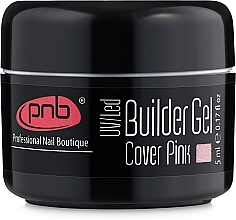 Camouflage Nail Gel, pink - PNB UV/LED Builder Gel Cover Pink (mini size) — photo N1