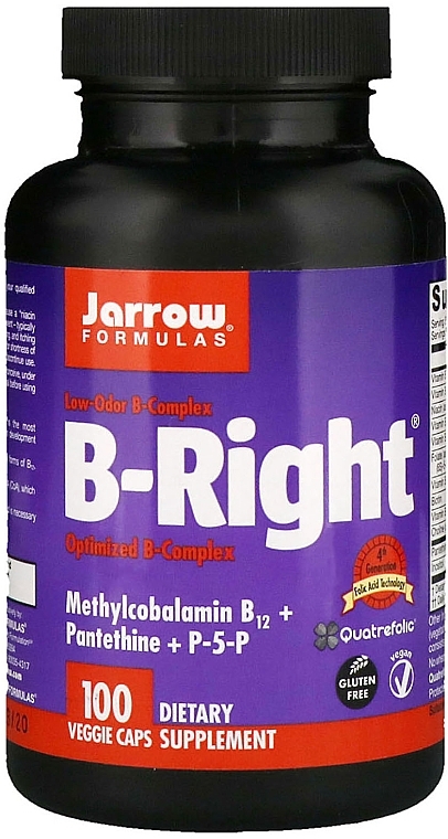 Dietary Supplement - Jarrow Formulas B-Right — photo N2