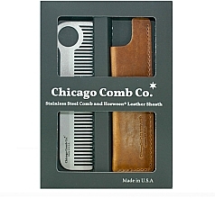 Fragrances, Perfumes, Cosmetics Set - Chicago Comb Co CHICA-1-SET (comb/1pcs + case/1pcs) (1 szt.)