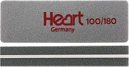 Fragrances, Perfumes, Cosmetics Heart Mini Nail Buffer 100/180, rectangular - Heart Germany