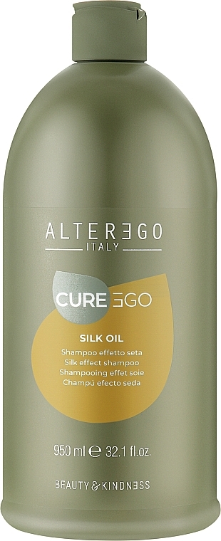 Anti-Frizz Shampoo - Alter Ego CureEgo Silk Oil Silk Effect Shampoo — photo N2