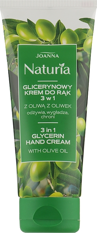 Glycerin Olive Hand Cream - Joanna Naturia — photo N2