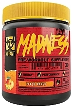 Fragrances, Perfumes, Cosmetics Peach and Mango Pre-Workout Complex - Mutant Madness Peach Mango Pre-Workout