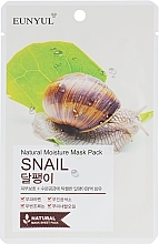 Fragrances, Perfumes, Cosmetics Snail Mucin Sheet Mask - Eunyul Natural Moisture Mask Pack