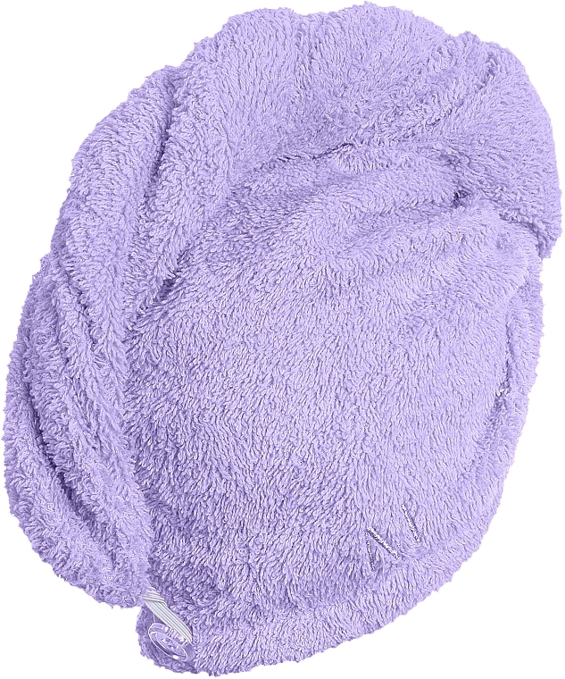 Hair Drying Turban Towel, lilac - MAKEUP — photo N4