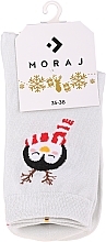 Fragrances, Perfumes, Cosmetics Women Christmas Socks, CSLS250-020, white - Moraj