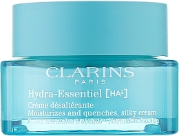 Day Face Cream for Normal & Dry Skin - Clarins Hydra-Essentiel Moisturizes And Quenches Silky Cream Normal To Dry Skin — photo N1