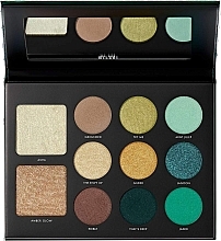 Fragrances, Perfumes, Cosmetics Makeup Palette - Milani Gilded Jade Hyper-Pigmented Eye & Face Palette