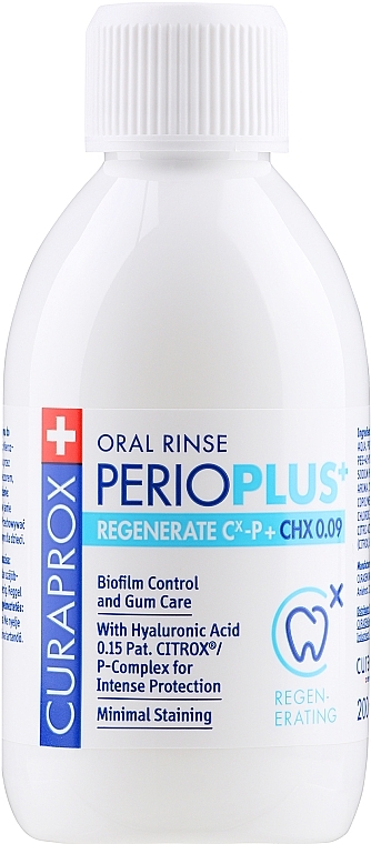 Mouthwash Curasept, 0,09% Chlorhexidine - Curaprox PerioPlus+ — photo N1