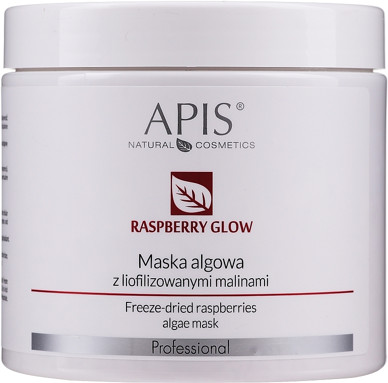 Algae Face Mask with Freeze-Dried Raspberry - APIS Professional Raspberry Glow Algae Mask — photo N3