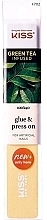 Fragrances, Perfumes, Cosmetics Nail File for False Nails, 100/240, F 702 - Kiss Green Tea Infused Glue & Press On For Artficial Nails