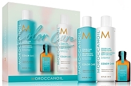 Set - MoroccanOil Color Care Spring Kit (h/shm/250ml + h/cond/250ml + treatment/25ml + b/lot/10ml) — photo N1